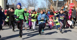 kids running in Kingston Ontario
