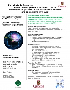 Research opportunity for kids and teens with a diagnosis of ASD.